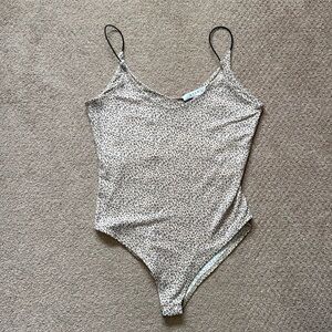 NWOT Leopard Print Bodysuit